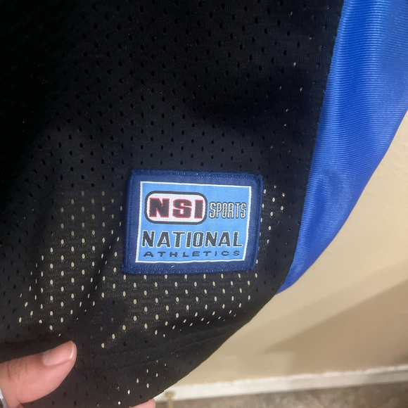 Dallas Mavericks Dirk Nowitzki 41 Mens Large Jersey NSI National Athletic sports - Picture 3 of 5